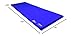 Z Athletic Folding Mat for Gymnastics and Tumbling, Grey, 4 Ft x 12 Ft x 2 In
