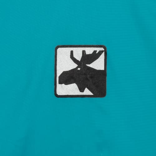 Deproc Active Damen Regenmantel Mit Kapuze Atmungsaktiv Wasserdicht Wetterfest Windbreaker Übergangsjacke Robson Women Regenjacke, Petrol, 42 EU