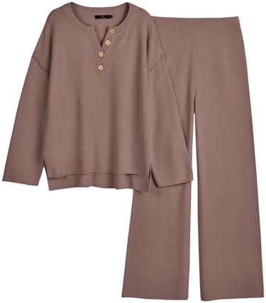 LILLUSORY Women's 2 Piece Lounge Sets Oversized Slouchy Matching ...