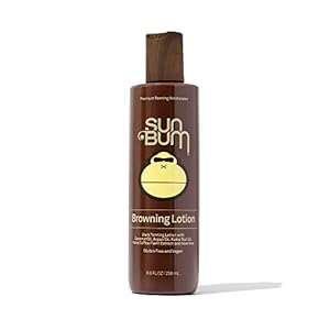 Sun Bum Browning Lotion | Vegan and Hawaii Act 104 Compliant (Octinoxate & Oxybenzone Free) Sun Tanning Cream with Aloe Vera | 8.5 oz