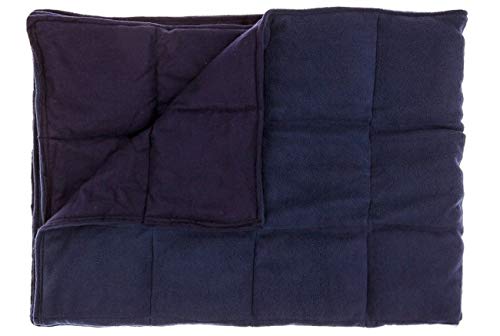 Weighted Blanket, 30 x 40 Inch, 5lb, Navy Blue