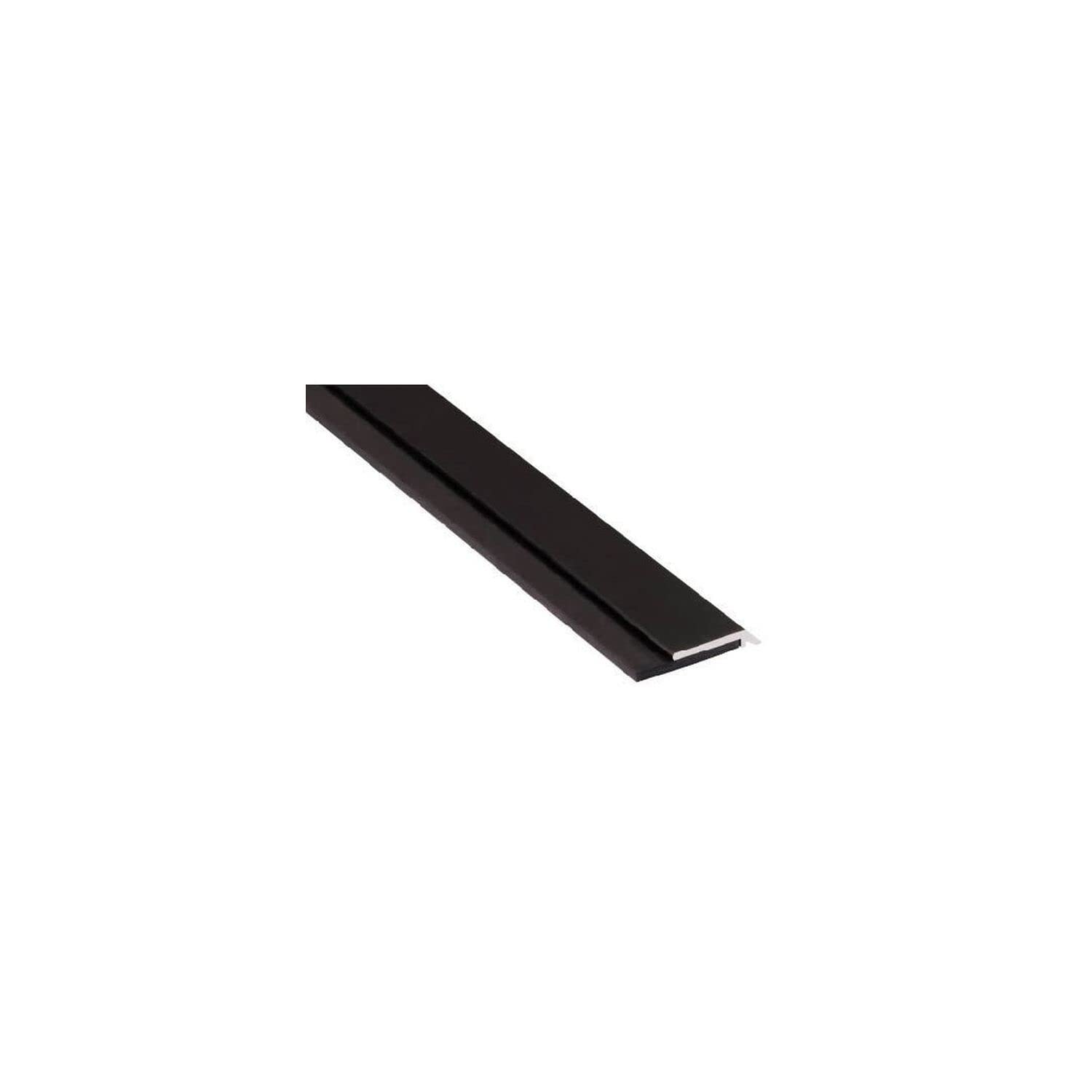 Pemko Door Bottom Sweep, Dark Bronze Anodized Aluminum with Black Neoprene insert, 0.25" W x x 1.6875" H x 36" L