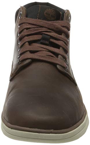 Image of Timberland Men's Botines Botas Chukka, Marron Dark Brown Full Grain, 50