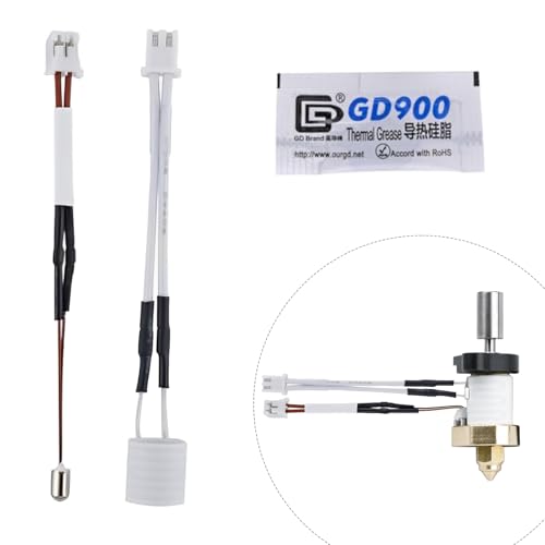 Ender-3 V3 Ceramic Ring Replacement 24V 65W: with Upgrade 3D Printer Thermistor Sensor Compatible for Creality Ender 3 v3 3D Printer Hotend, Durable and Reliable, by 5Aplusreprap