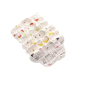 MERLINAE Muslin Bibs, Baby Bandana Drool Bibs 360 Bibs