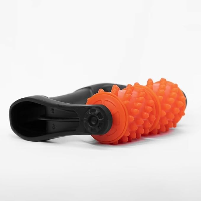 Massage Equipment 100, Roller Massage Equipment | Manual massage for relief from body pain. Relief from pain from legs, back, chest, shoulders, weapons, abs. Compact and portable | Pack of 1 | orange Massage Equipment 100, Roller Massage Equipment | Manual massage for relief from body pain. Relief from pain from legs, back, chest, shoulders, weapons, abs. Compact and portable | Pack of 1 | orange