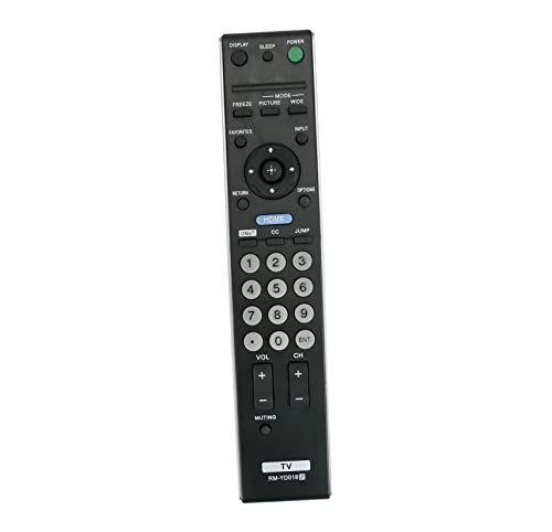 AULCMEET RM-YD018 sub RM-YD021 Replacement Remote Control Compatible with Sony 4K OLED Smart TV KDL-40S3000 KDL-40SL130 KDL-46S3000 KDL-26S3000 KDL-32S3000 KDL-32SL130