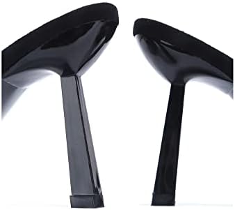 Cape Robbin Asia Sexy Stiletto High Heels for Women, Square Open Toe Shoes Heels - Black Size 6 | Image 3