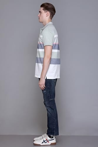 Image of SANE ORIGINALS Polo T-Shirt for Men with Pocket || Striped Polo for Men
