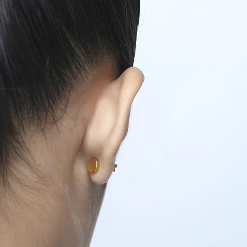 Image of 18K Gold Plated Sparkle Butterfly Stud Earrings for Girls Kids | Crystal Butterfly Charm | Hypoallergenic | Pack of 2