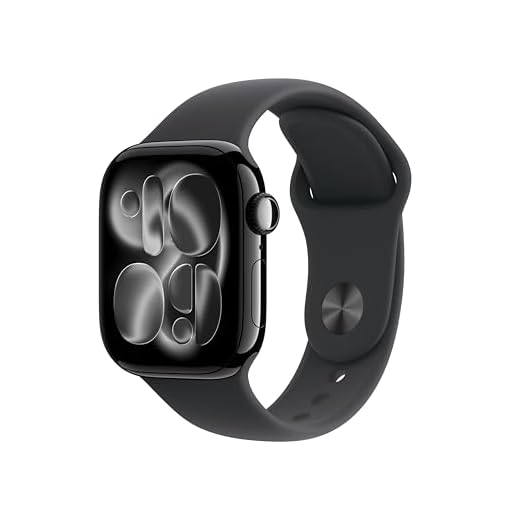 Apple Watch Series - relojes inteligentes 14 Apple Watch Series 11 GPS con caja de aluminio en negro azabache de 42 mm y correa deportiva negra-Talla S/M.Calidad del Sueño,monitores de entreno y salud,pantalla siempre activa, resistencia al agua