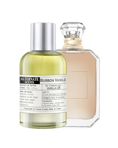 Image of Alternate Scents BURBON VANILE 100ml Long Lasting Perfume For Men&Women |Strong& long Lasting with 30% Oil Concentration|Warm, Spicy,Seductive| Fragrance From France | Made In India|