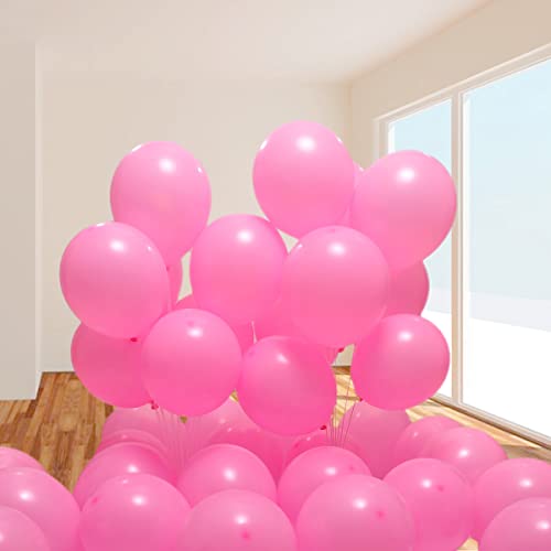 Image of 300 Pack Pink Balloons 12 inch Pink Latex Party Balloon Bulk for Various Party Events Decorations