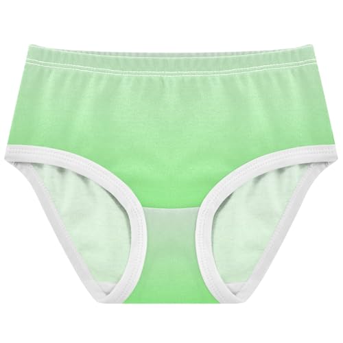 Joisal Magnolia Cobalt Green Gradient Girl Panties Cute Girls Underwear Toddlers Cotton Animals Undies Kids Briefs 2t