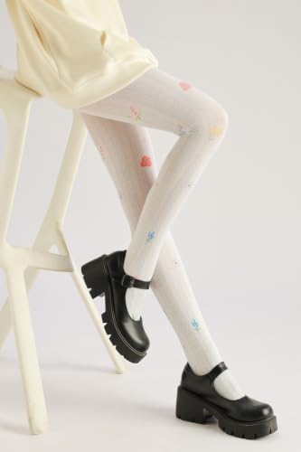 Image of Sahabowi Women Tights, Sheer High Waist Pantyhose, Vintage Control Top Stockings