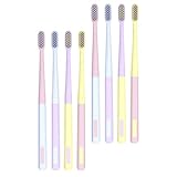 LIFKICH 8stücke Teiliges Japanische Soft bristle Zahnbürsten mit Kleinem Kopf Ergonomisch Geformt Weiche Borsten für Empfindliche Zähne Kompakte Reisezahnbürsten für Erwachsene Praktische