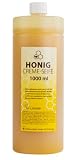 Honig Creme-Seife, Flüssigseife, Sanfte Pflege, Mild Reinigend und Intensiv Pflegend, für Empfindliche Haut, 1000 ml