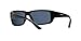 Costa Del Mar Mens Fantail Rectangular Sunglasses, Blackout/Grey Blue Mirrored Polarized-580P, 59 mm
