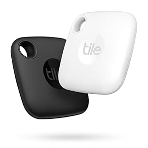 Tile Mate (2022) Bluetooth Item Finder, 2 Stuks, Bereik 60m, Incl. Zoekopdracht Met Behulp Van De Gemeenschap, iOs en…