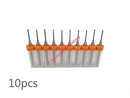 10 Pz/set 0.2 Mm High Quty Hard Lega Pcb Circuito Stampato Carburo Micro Drill Bit Strumento 0.2 Mm Per Smt Cnc