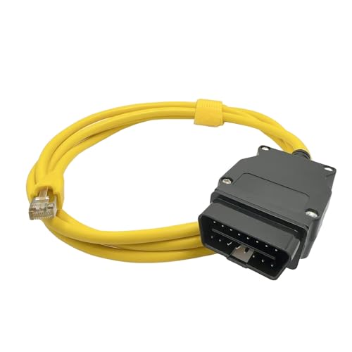5.9ft/1.8M Enet OBD2 Cable OBD to RJ45 ENET Cable Compatible with BMW F- Series Coding E-SYS I-STA ICOM Bootmod3 Bimmercode