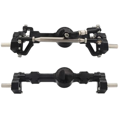 RC �A�N�X���ꎮ For MN MN99S MN98 D90 D91 D99 D99S MN90 1/12 RC �J�[�A�b�v�O���[�h�p�[�c�A�N�Z�T���[ CNC ���^���t�����g���A�|�[�^���A�N�X��(Black,1 set)