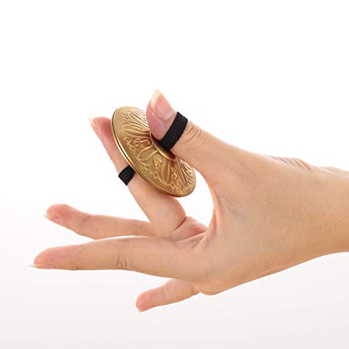 Foraineam FR-2PAIRFINGERSCYMBAL 2 Pairs / 4 Pcs American Belly Dance Finger Zills/Sagats/Cymbals thumb #4