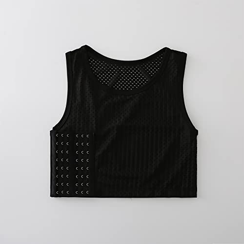 Chest binder robuste à 6 rangées de fermoirs pour une compression ajustable