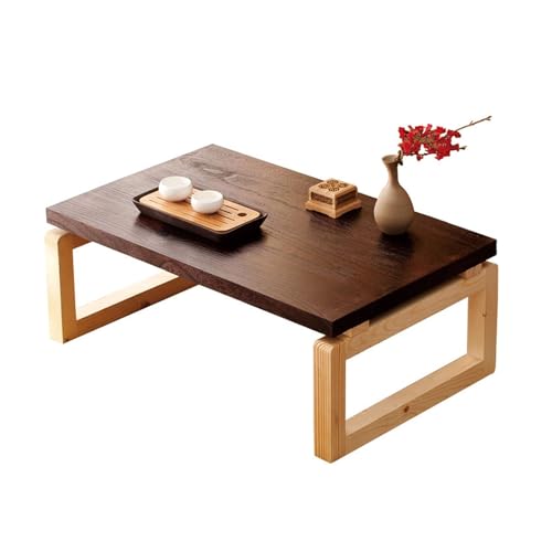 Table basse pour s'asseoir sur le sol et table Kotatsu pliable bois