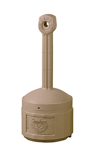 Smokers Cease-Fire Smoke Receptacle - 40ʺH x 18ʺ Diameter