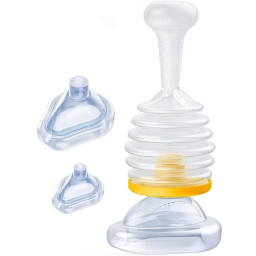 YOGIMOONI Anti Choking Device, Choking Rescue Device for Kids and Adults, Portable Airway Suction Device, Airway Suction Device for Home & Travel First Aid Kit