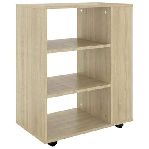 vidaXL Rollschrank mit Fächern Rollcontainer Büroschrank Aktenschrank Bürocontainer Schrank Büro Druckerschrank Sonoma-Eiche 60x35x75cm Holzwerkstoff vidaXL Rollschrank mit Fächern Rollcontainer Büroschrank Aktenschrank Bürocontainer Schrank Büro Druckerschrank Sonoma-Eiche 60x35x75cm Holzwerkstoff