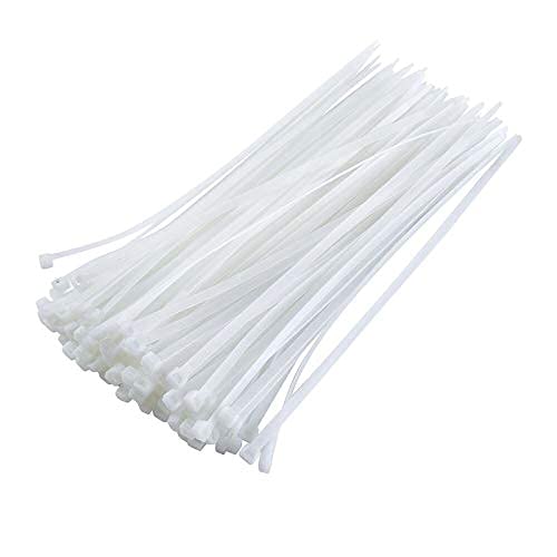 Manifold Electric India nylon Cable Zip Ties Heavy Duty (200 x 3.6mm) Ultra Strong Plastic [Polyamide] PACK OF 100 (WHITE) (B092W9K1CB) Amazon Price History, Amazon Price Tracker