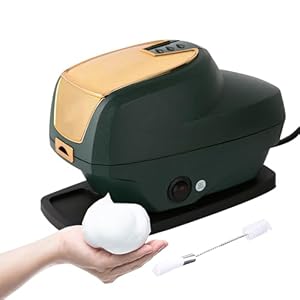 Professional Hot Lather Machine for Shaving – Rich Foam Electric Shaving Cream Warmer & Foam Machine With Anti Slip Pad for Home Salon Barber (US Plug 110V)