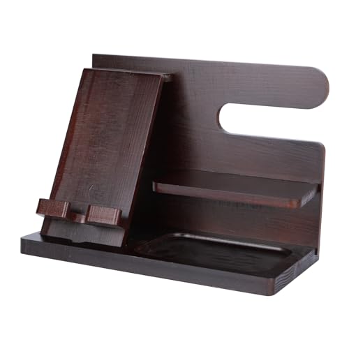 Wooden Phone Docking Station Organiser for Men, Birthday Presents for Men Bedside Table Desk Organiser, Mens Docking Station and Organiser Presents for Dad Husband Father In Law Gifts - Cosy Home Interiors Wooden Phone Docking Station Organiser for Men, Birthday Presents for Men Bedside Table Desk Organiser, Mens Docking Station and Organiser Presents for Dad Husband Father In Law Gifts - Image 9
