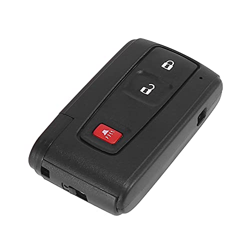 X AUTOHAUX Replacement Semi-intelligent Keyless Entry Remote Car Key Fob 312MHz MOZB31EG for Toyota Prius 2006 2007 2008 2009 89994-47061 Fit for Silver Tone Logo