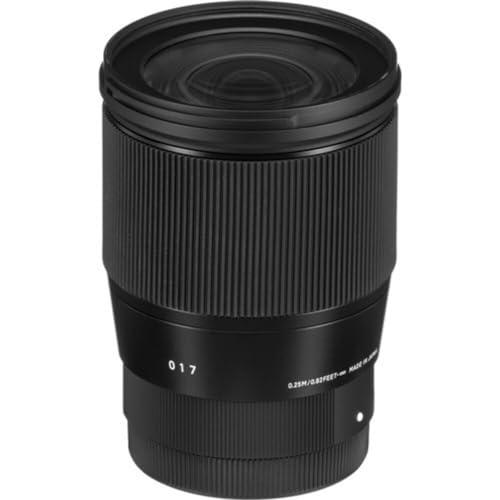 Sigma 16mm f/1.4 DC DN Contemporary Lens for Sony E (402965) Black