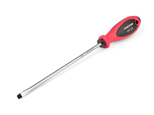 Image of TEKTON 1 /4 in. Slotted Screwdriver (8 in. Shank) | DWS07416