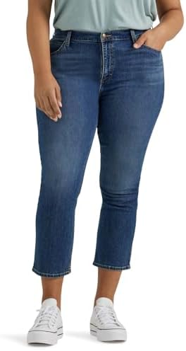 Lee Women&#39;s Plus Size Legendary 23&#34; Capri Jean