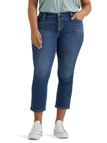 Lee Women's Plus Size Legendary Mid-Rise 21