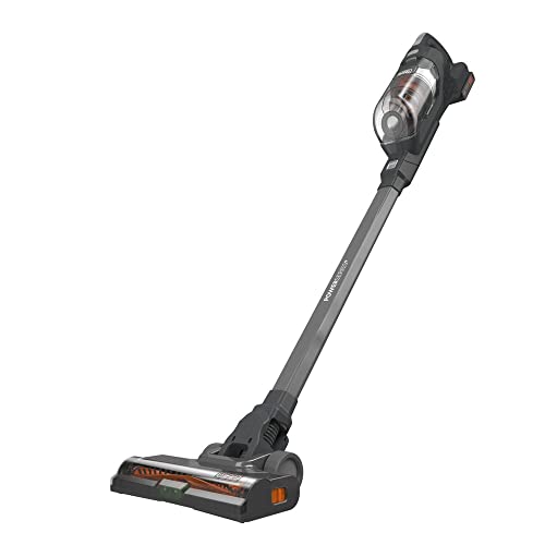 BLACK+DECKER POWERSERIES+ 20V MAX Cordless Stick Vacuum with LED Floor Lights, Lightweight, Removable Battery (BHFEA18D1)