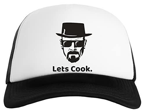 Heisenberg Head Lets Cook Breaking Bad Gorra Clásica De Béisbol para Hombre y Mujer Unisex Ajustable Snapback Baseball Cap
