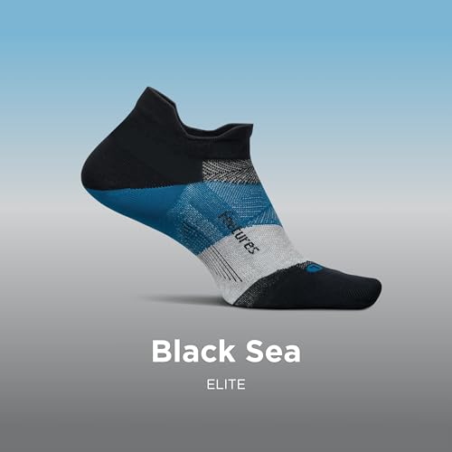 Image of Feetures Elite Light Cushion Mini Crew Sock - Sport Sock with Targeted Compression