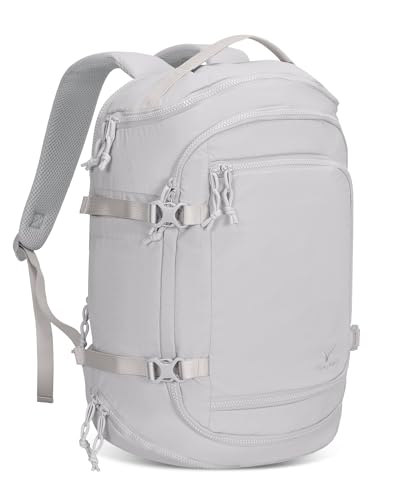 Image of Hynes Eagle Travel Laptop Backpack 16 inches Lightweight Flight Approved Carry on Personal Item Bag Weekender Bag Daypack 20L Light Grey Blue