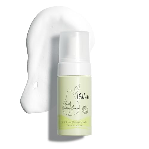 LAV KIDS Detergente Viso Schiumogeno per Bambini, 100ml, Senza Sapone, Dermatologicamente Testato, per Tutti i Tipi di Pelle