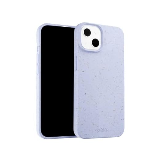 Pela: Phone Case for iPhone 13 - Eco-Friendly - Made from Plants (Slim Lavender)