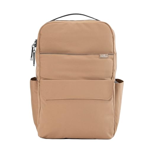 Image of RED ROVR Roo Lightweight 1 LB Diaper Bag Backpack | 11 organizational pockets| Durable & Water-Resistant (Toffee)