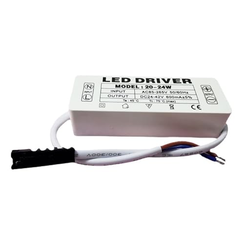LED for projecteur et downlight pilote externe de puissance 20W transformateur 600MA