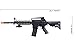 Lightweight M16 Spring Powered Airsoft Rifle with Laser Sight (Color: Black)
