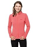 sehr elastisch Jack Wolfskin Damen Turbulence Fleece W Fleece-Jacke, desert rose, XXL